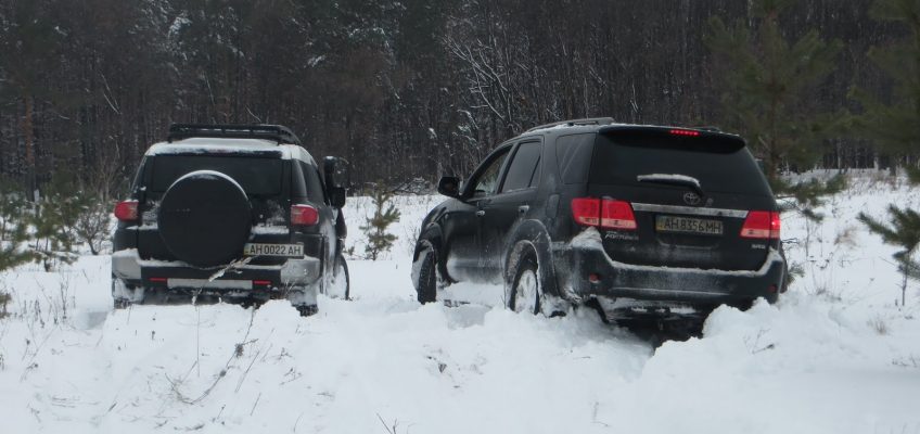 Тойота бездорожье зима