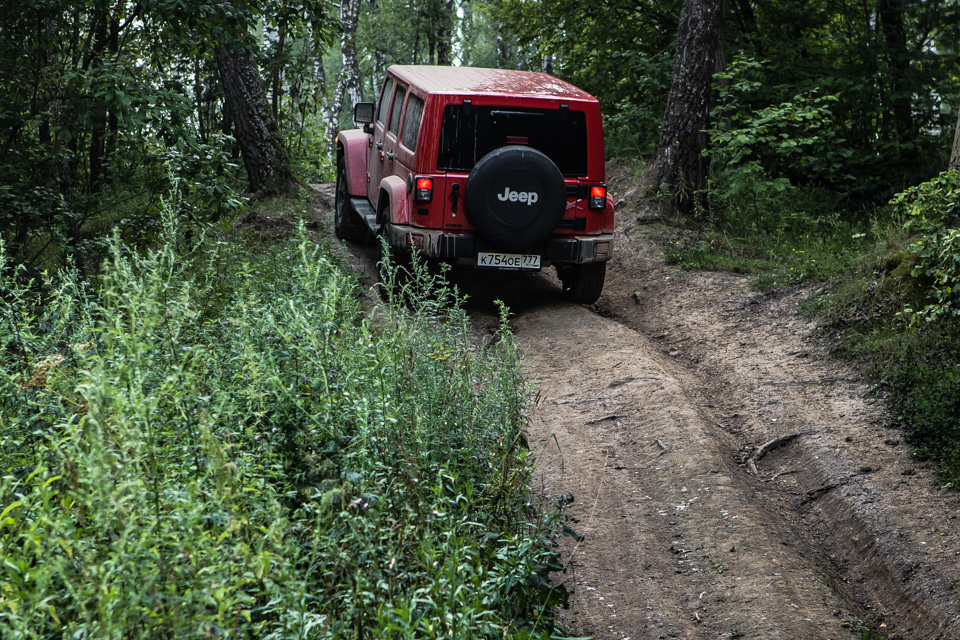 Jeep Wrangler offroad